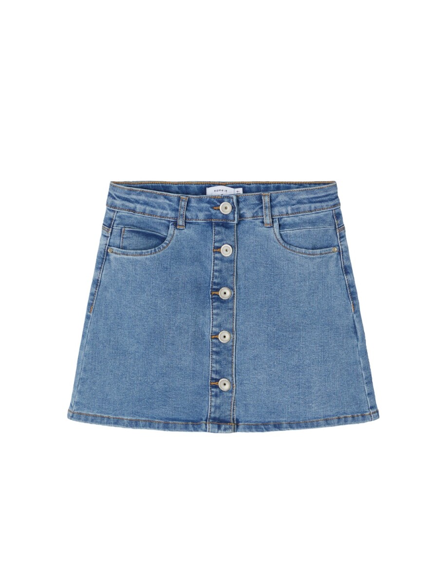 Falda Denim - Light Blue Denim 