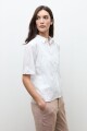 Camisa bordada blanco
