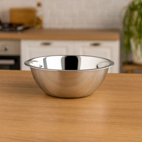 Bowl de 1.4 Litros de Acero Inoxidable 20 cm Bowl de 1.4 Litros de Acero Inoxidable 20 cm