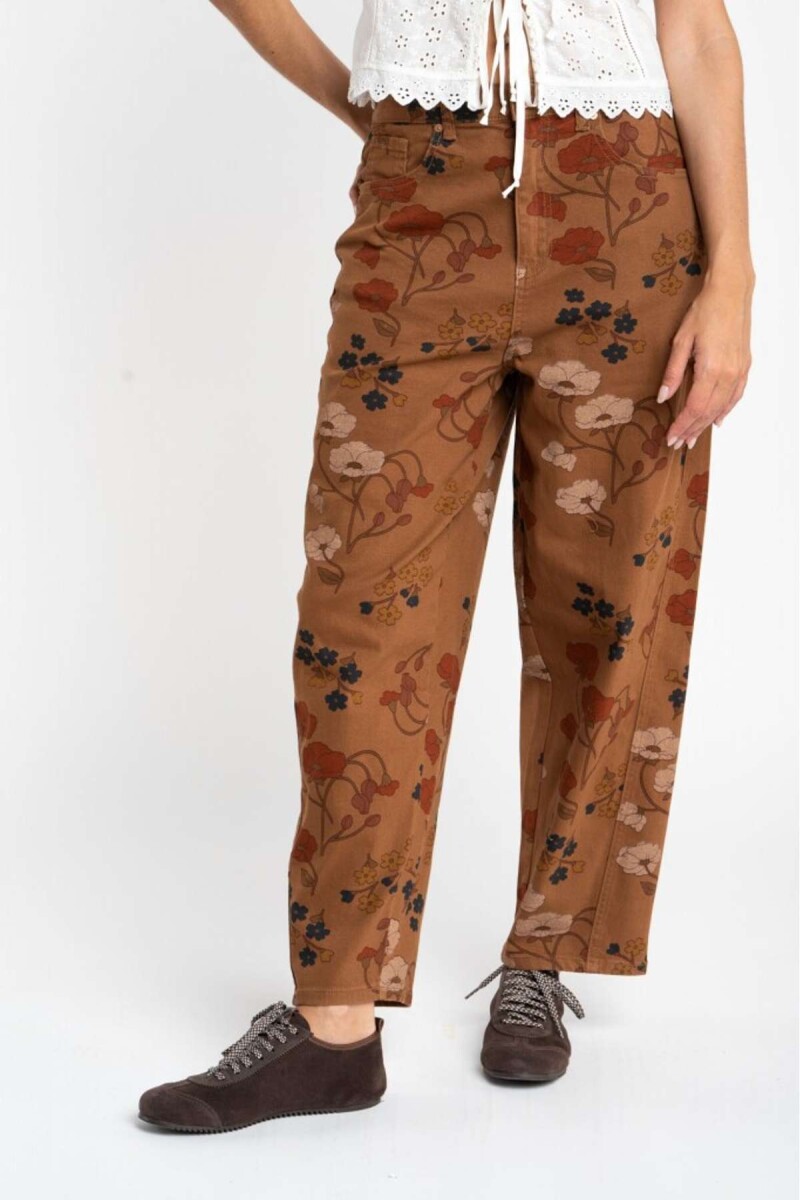 Jean Baggy Print - Print 