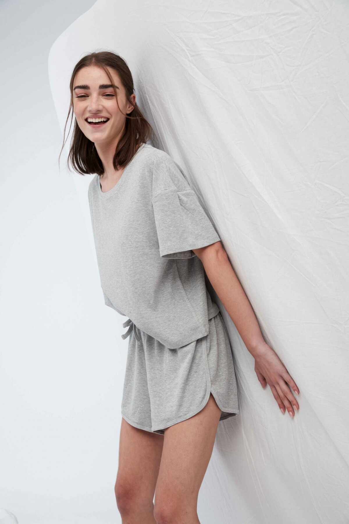 Top Larissa Gris