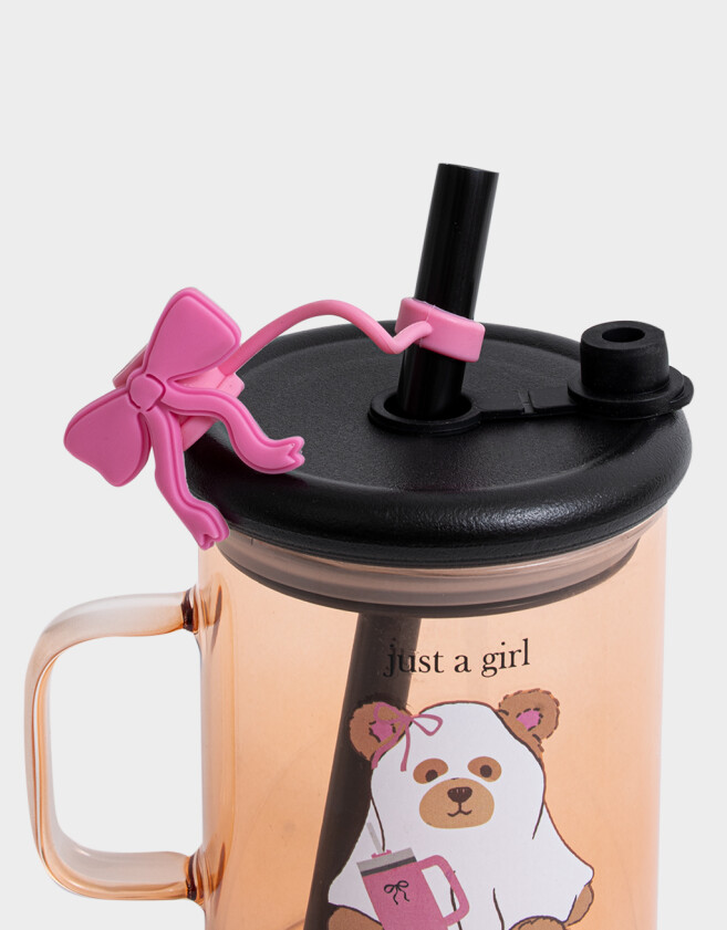Accesorios Cocina Vidrio Taza De Vidrio "halloween" - Naranja Medio
