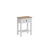 Consola 1 Cajón Mesa de luz Sommier - Linea Mexicana Blanco Consola 1 Cajón Mesa de luz Sommier - Linea Mexicana Blanco