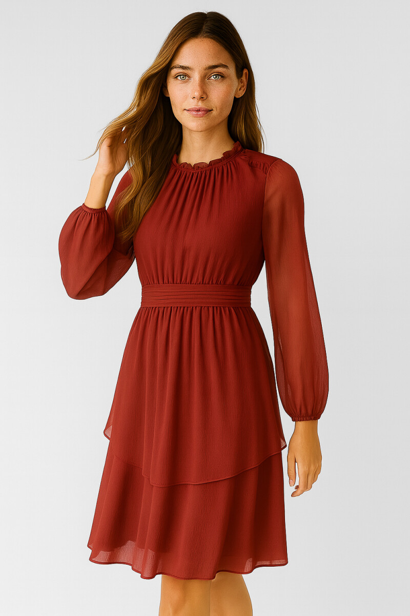 Vestido Granto - Bordeaux 
