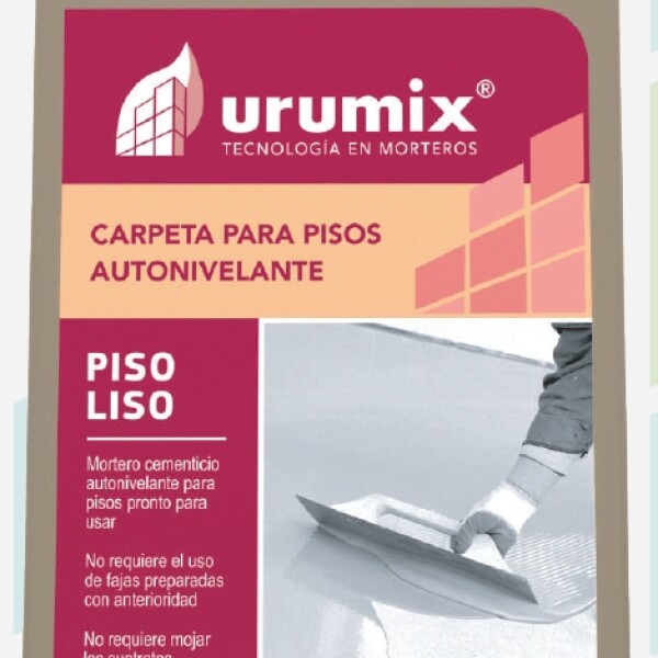CARPETA PARA PISO LISO x 25kg WEBER Carpeta Para Piso Liso X 25kg Weber