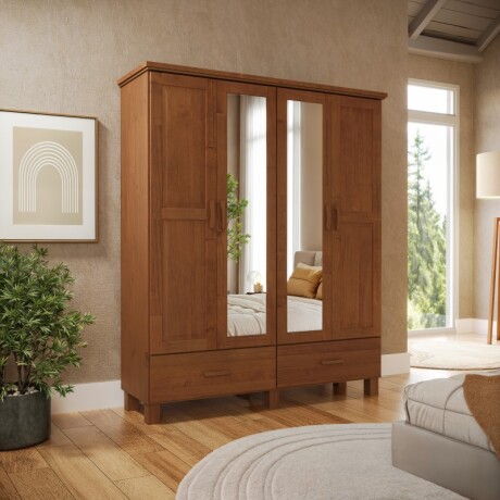 Placard 4 Puertas 2 Cajones Bronce Casta Placard 4 Puertas 2 Cajones Bronce Casta