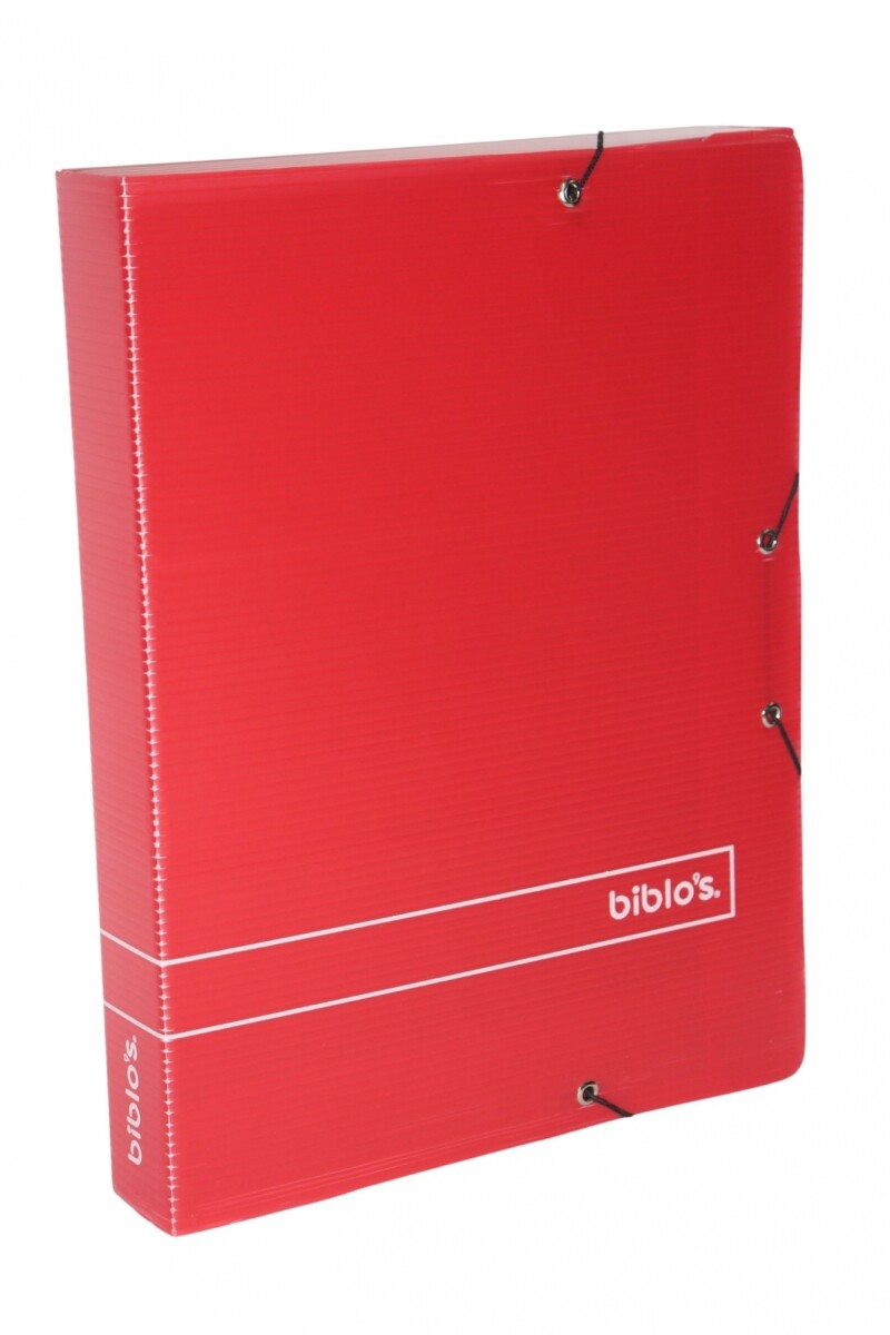 CARPETA PLASTICO CORRUGADO OFICIO 3 CM O 5 CM DE ANCHO - COLOR ROJO OFICIO 5 CM E ANCHO 