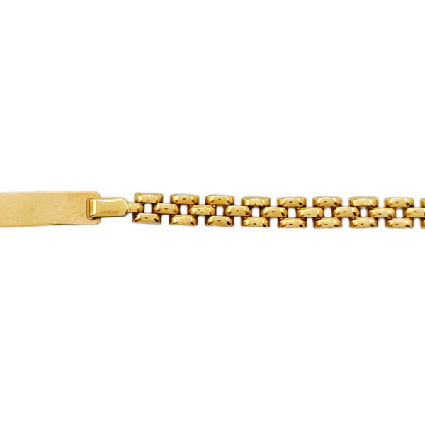 Pulsera Identidad Pantera-Oro bajo-Sin Piedra-PU8013 sinpiedra