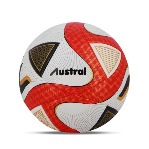 Austral Pelota Futbol Cancha Blanco/Rojo Blanco-Rojo