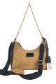 Cartera con cadena Beige