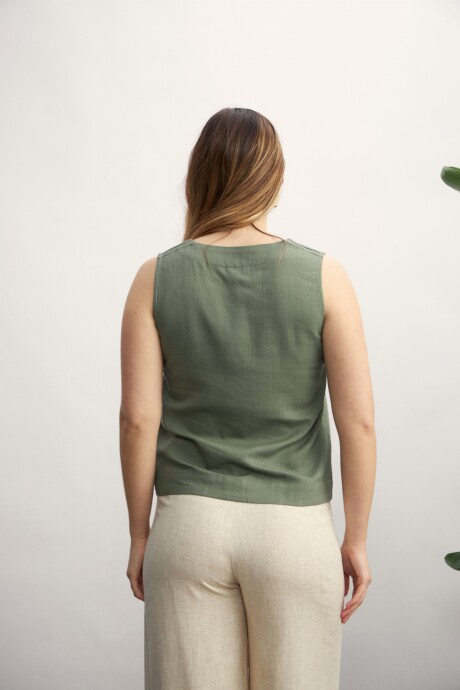 Chaleco Chelsy Verde oscuro