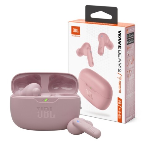 Auricular Jbl Wave Beam 2 Rosa Bluetooth 001