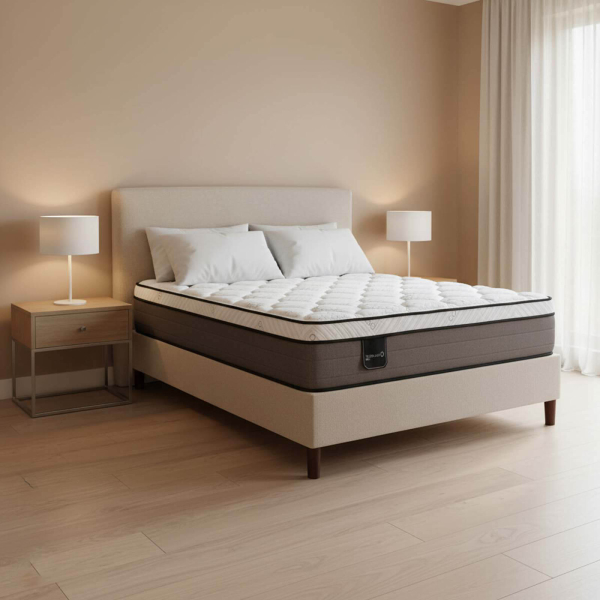 SOMMIER - DE ESPUMA MOONLIGHT A 2 PLAZAS 