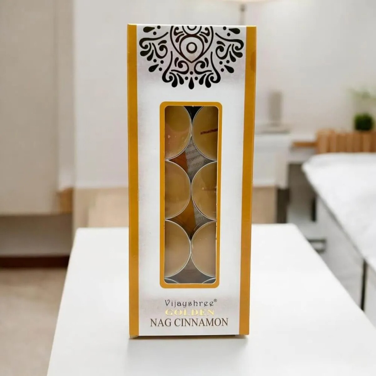 Pack Velas Aromáticas x10 Viajyshree Golden - Nag Cinnamon 