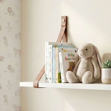 Estanteria flotante infantil Luna Blanco