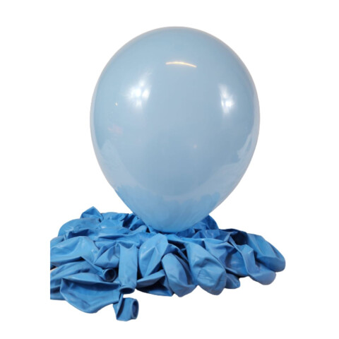 Globo Liso R5 x50 Unidades Celeste