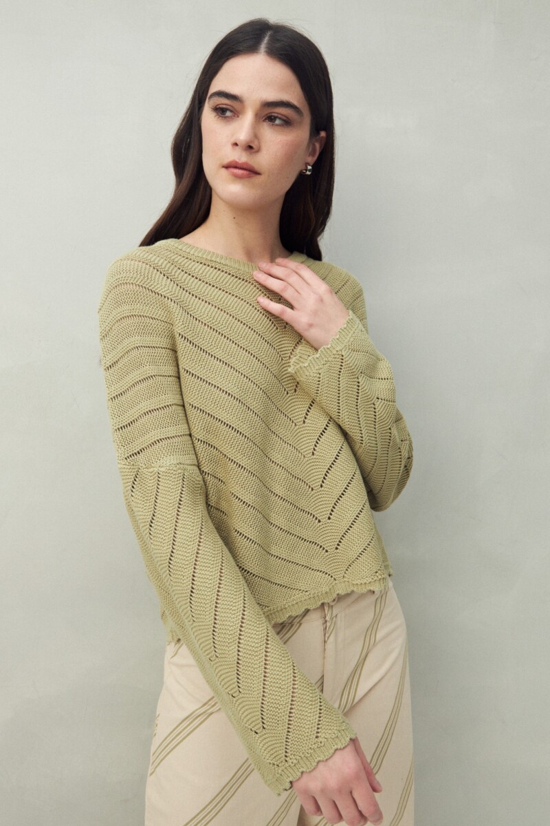 SWEATER CAPUCINE Verde Oliva