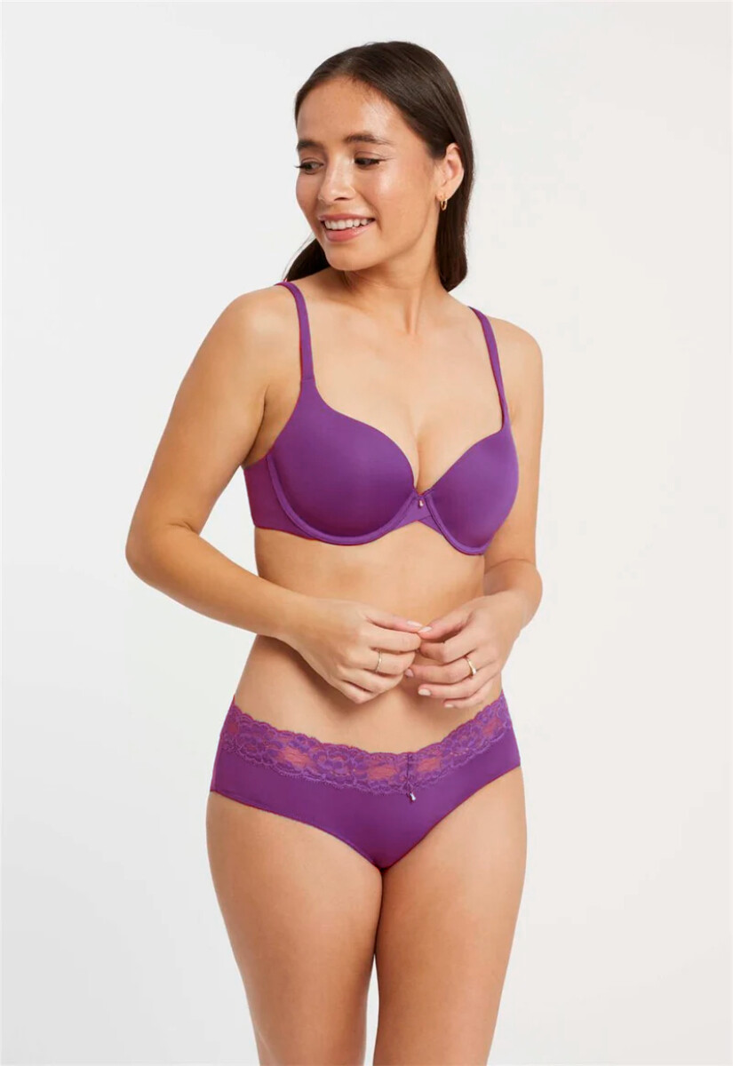 Panty Hipster - Violeta Claro 