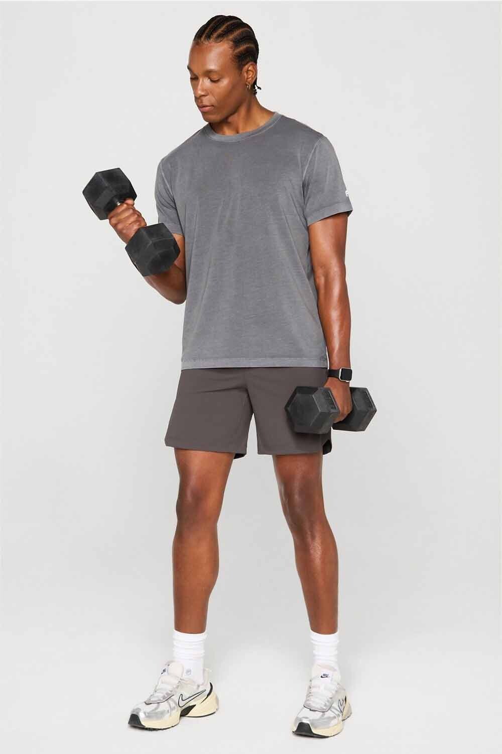 Short Training The 7 One Short Hombre Taupe Slate