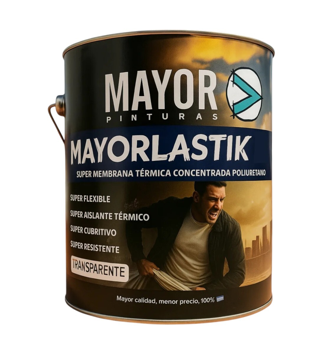 Mayorlastik sella todo transparente 3.6Kg 