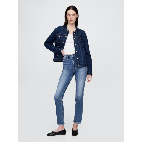 VINTAGE SLIM HR MED GLIN MEDIUM INDIGO 8