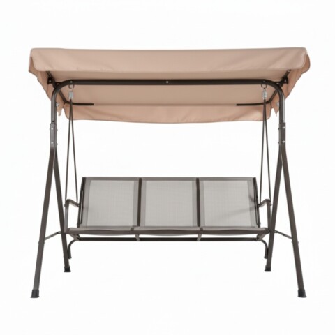 HAMACA MARRON/GRIS C/TECHO 170X110X153CM Unica