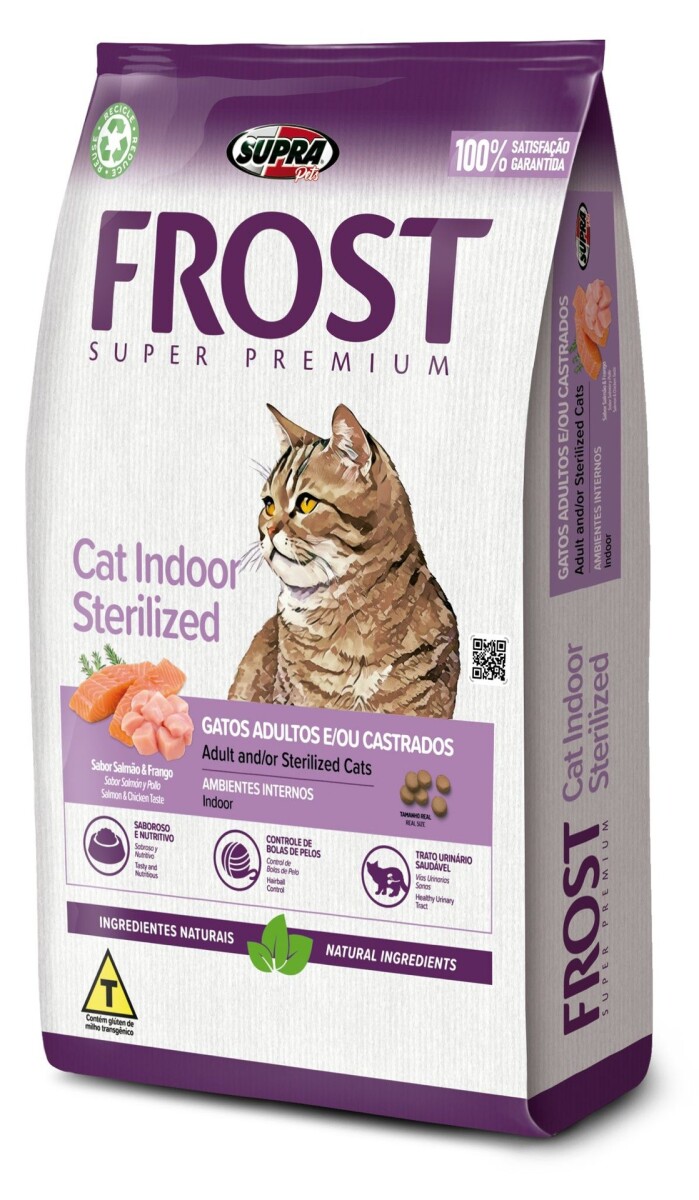 ALIMENTO FROST GATO INDOOR CASTRADO 1,5KG 