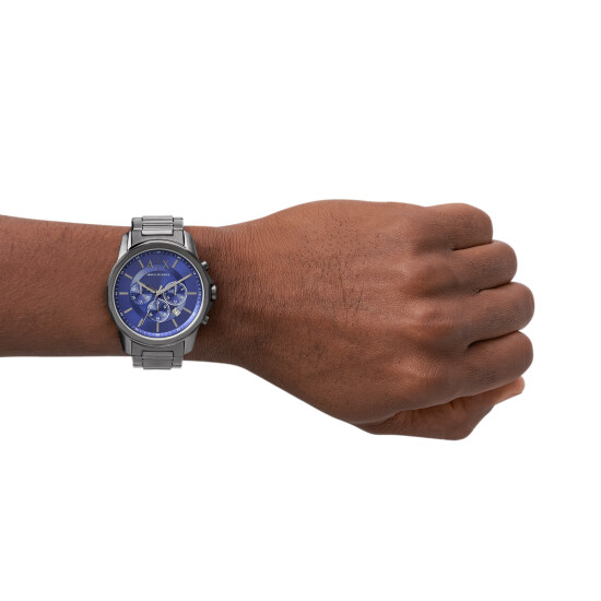 Reloj ARMANI EXCHANGE BANKS Acero Plateado Esfera 44mm 0