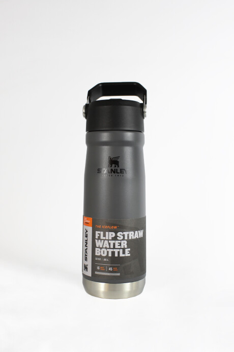 Botella Stanley Flip Straw Gris Oscuro