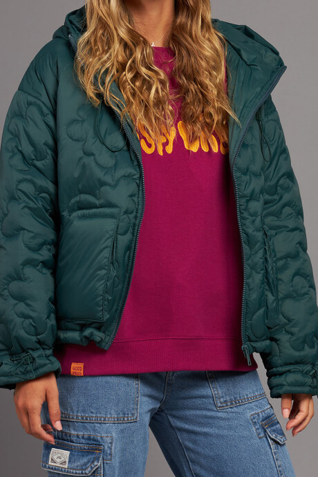 CAMPERA FLERA RUSTY Verde Oscuro