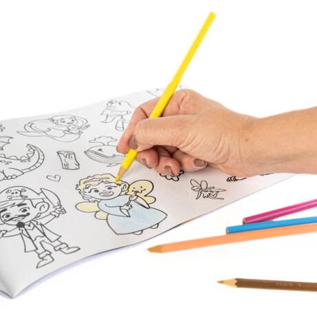 Libro para Colorear Cuentos Clasicos con Stickers 001