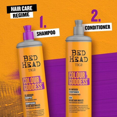 Combo Shampoo y Acondicionador Cabello Teñido Tigi Bed Head Colour Goddess 970ml c/u Combo Shampoo y Acondicionador Cabello Teñido Tigi Bed Head Colour Goddess 970ml c/u