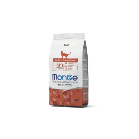MONGE GATO SENIOR WITH CHICKEN 1.5 KG Monge Gato Senior With Chicken 1.5 Kg