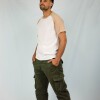 Remera Combinada Summer Beige