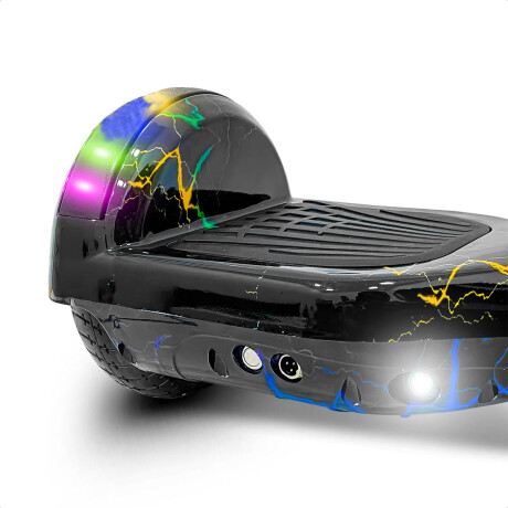 Skate Hoverboard Eléctrico 6.5 Bluetooth Luces Led N1 Negro