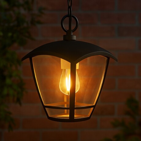 ARTEFACTO COLGANTE DECORATIVO EXTERIOR GRANADA Artefacto Colgante Decorativo Exterior Granada Negro