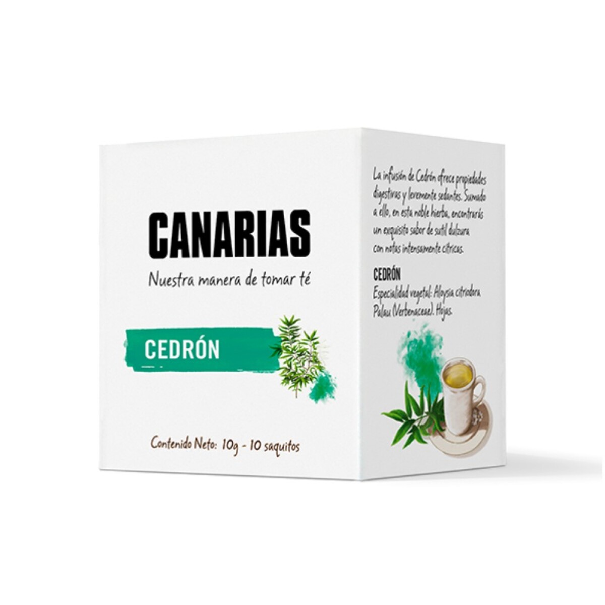 Caja X10 Unidades Té de Cedrón Canarias 10GR 