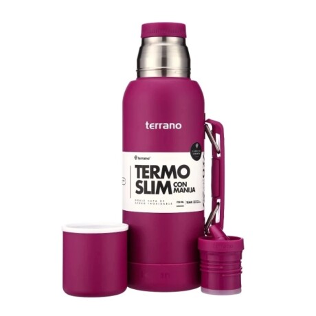 Termo Terrano Slim 750ML Base de Silicona VIOLETA