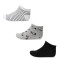 Medias de Mujer Miss Carol trainer Gris - Negro - Blanco