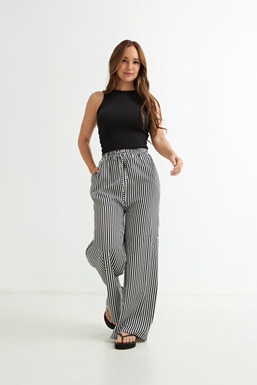 Pantalón palazzo AZUL