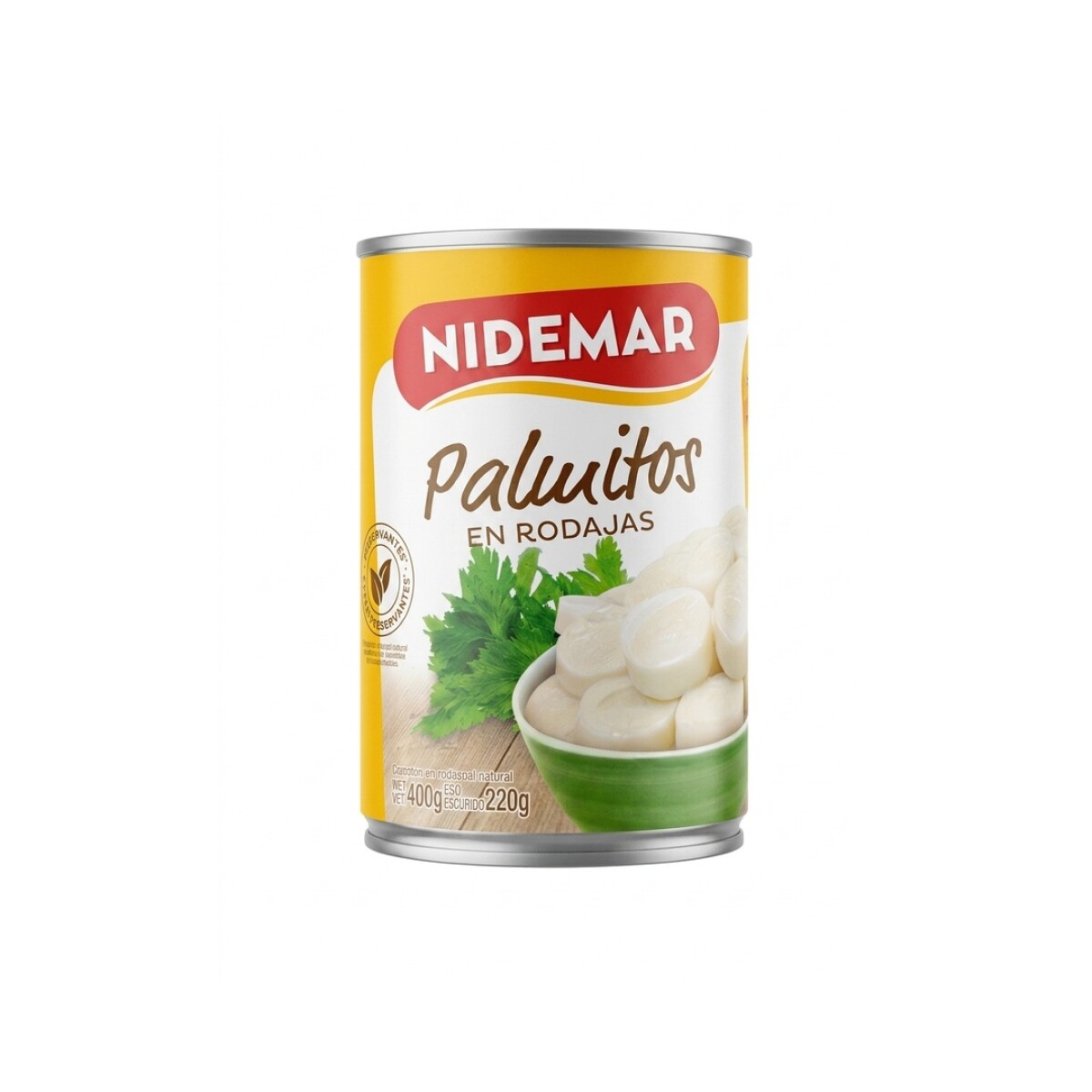PALMITOS NIDEMAR RODAJA400G 