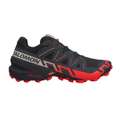 Salomon Speedcross 6 Gtx Para Hombre Negro-Rojo
