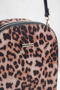 Porta Celular Animal Print Camel