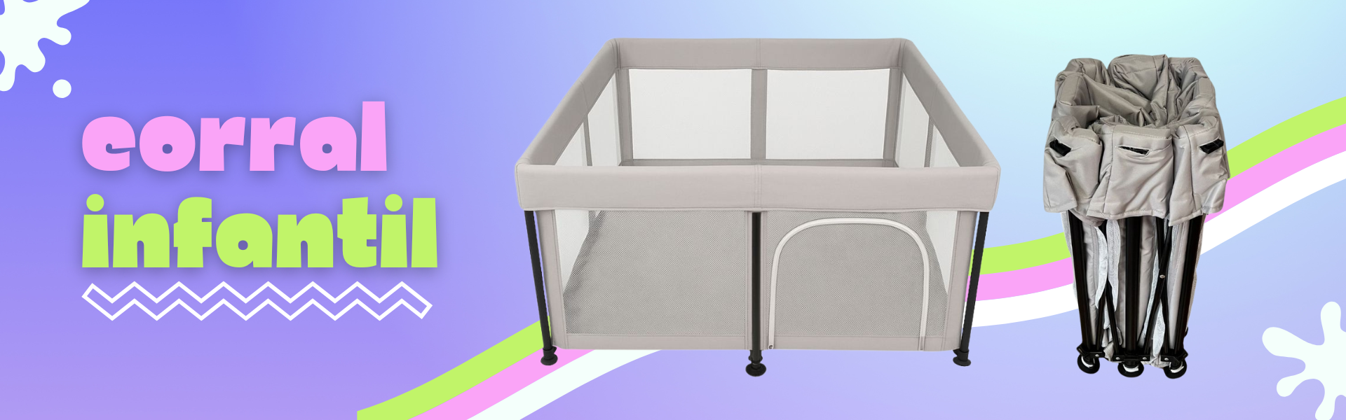 Corral plegable