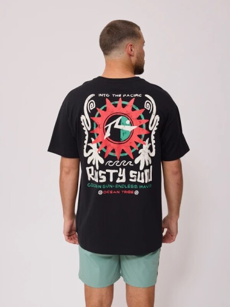 T-SHIRT RUSTY EXAVI NEGRO