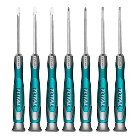 Juego Destornilladores Precisión 7pz Total Pro Electrónica Juego Destornilladores Precisión 7pz Total Pro Electrónica
