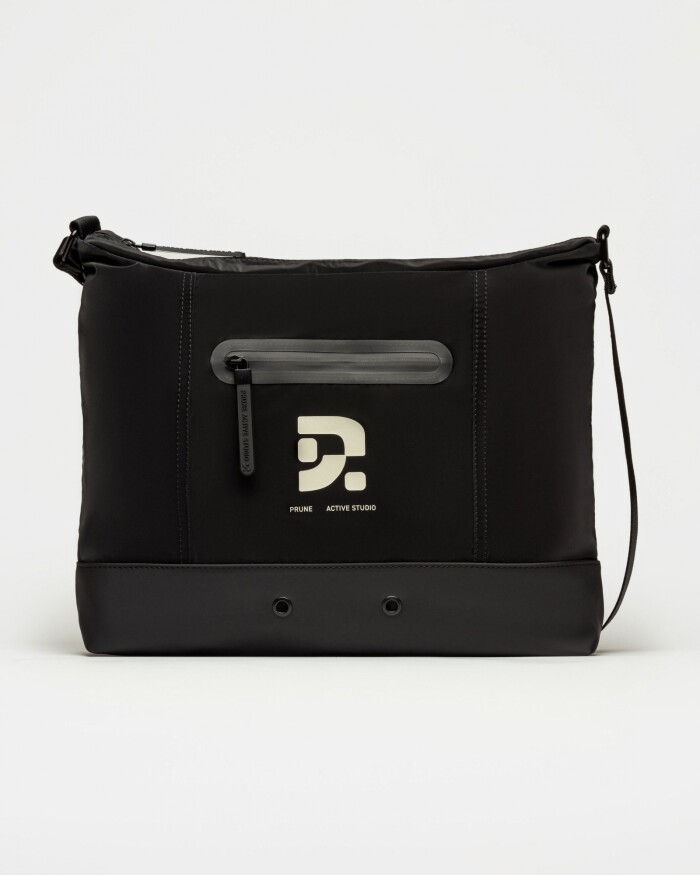 Bolso Active Studio en nylon Negro