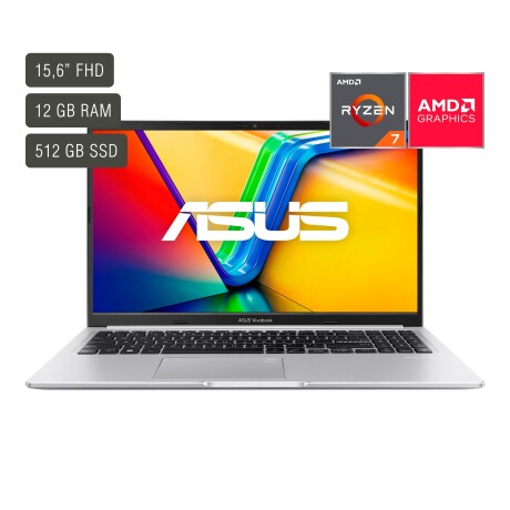 Notebook Asus Vivobook 15,6'' Ryzen 7 12GB 512GB WIN11 001