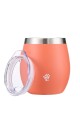 MATE TERRANO ACERO C/ TAPA 130ML CORAL