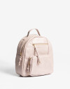 Mochilas Urbanas Mochila Efecto Croco - Rosa Piel